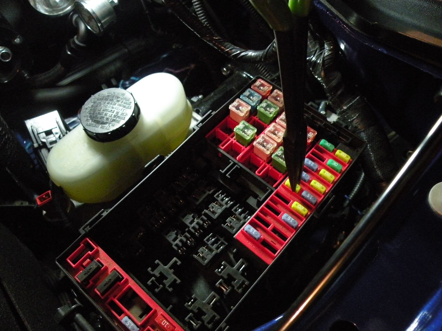 Over kill fuel pump switch for pumping out your tank. Lightning Rodder